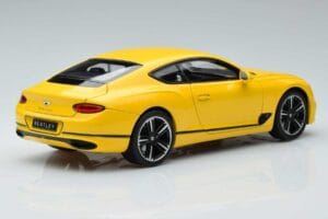 Bentley Continental GT Monaco Geltonas Norev 1:18 182786 Metalas - nuotrauka 3 iš 7