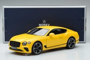 Bentley Continental GT Monaco Geltonas Norev 1:18 182786 Metalas - nuotrauka 7 iš 7
