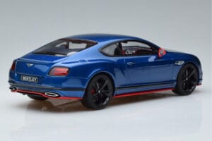 Bentley Continental GT Speed Black Edition Mėlynas GT Spirit 1:18 KJ006 Derva - nuotrauka 2 iš 6