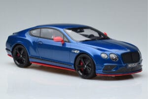 Bentley Continental GT Speed Black Edition Mėlynas GT Spirit 1:18 KJ006 Derva - nuotrauka 4 iš 6