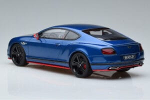 Bentley Continental GT Speed Black Edition Mėlynas GT Spirit 1:18 KJ006 Derva - nuotrauka 5 iš 6