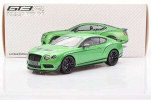 Bentley Continental GT3-R Apple Žalias Almost Real 1:18 830402 Metalas - nuotrauka 8 iš 8