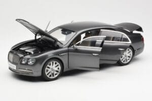 Bentley Flying Spur W12 Granite Pilkas Kyosho 1:18 08891GN Metalas - nuotrauka 2 iš 8