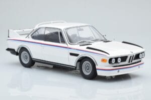 BMW 3.0 CSL E9 Baltas Dealer Edition Minichamps 1:18 80435A5D020 Metalas - nuotrauka 5 iš 7