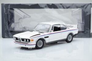 BMW 3.0 CSL E9 Baltas Dealer Edition Minichamps 1:18 80435A5D020 Metalas - nuotrauka 7 iš 7