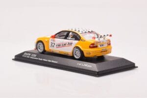 BMW 320i E46 Wiechers Sport #32 Hennerici / Wiechers WTCC 2005 Minichamps 1:43 400052432 Metalas - nuotrauka 3 iš 4