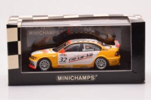 BMW 320i E46 Wiechers Sport #32 Hennerici / Wiechers WTCC 2005 Minichamps 1:43 400052432 Metalas - nuotrauka 4 iš 4