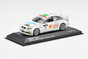 BMW 320si E90 BMW Team Italy Spain #4 A. Zanardi WTCC Brno 3rd Race 2007 Minichamps 1:43 400072604 Metalas - nuotrauka 2 iš 4