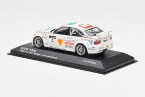 BMW 320si E90 BMW Team Italy Spain #4 A. Zanardi WTCC Brno 3rd Race 2007 Minichamps 1:43 400072604 Metalas - nuotrauka 3 iš 4