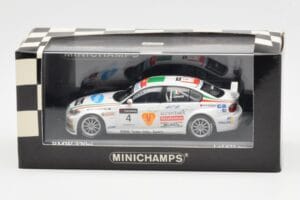 BMW 320si E90 BMW Team Italy Spain #4 A. Zanardi WTCC Brno 3rd Race 2007 Minichamps 1:43 400072604 Metalas - nuotrauka 4 iš 4