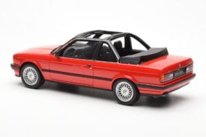 BMW 325i E30 Baur Raudonas Metallic Otto 1:18 OT767 Derva - nuotrauka 5 iš 6