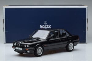 BMW 325i E30 Juodas Norev 1:18 183203 Metalas - nuotrauka 6 iš 6