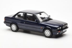 BMW 325i E30 Mėlynas Metalinis Norev 1:18 183201 Metalas - nuotrauka 4 iš 6