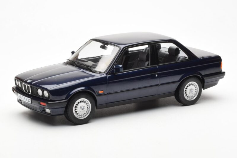 BMW 325i E30 Mėlynas Metalinis Norev 1:18