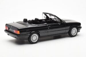 BMW 325i E30 Kabrioletas Juodas Metalinis Norev 1:18 183211 Metalas - nuotrauka 2 iš 6