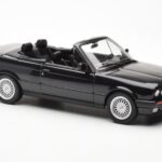 BMW 325i E30 Kabrioletas Juodas Metalinis Norev 1:18 - image 4 of 6