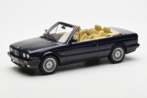 BMW 325i E30 Kabrioletas Mėlynas Otto 1:18