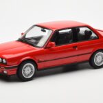 BMW 325i E30 Raudonas Norev 1:18