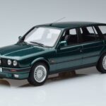 BMW 325i E30 Touring Žalias Metalinis Norev 1:18 183219 Metalas