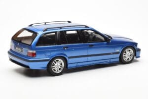 BMW 328i E36 Touring M Package Mėlynas Otto 1:18 OT358 Derva - nuotrauka 2 iš 6