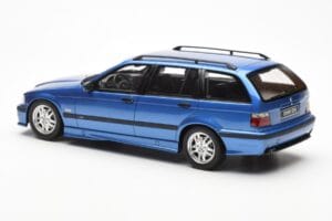 BMW 328i E36 Touring M Package Mėlynas Otto 1:18 OT358 Derva - nuotrauka 5 iš 6