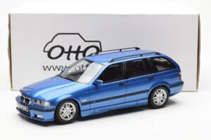 BMW 328i E36 Touring M Package Mėlynas Otto 1:18 OT358 Derva - nuotrauka 6 iš 6