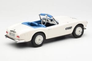 BMW 507 Roadster Baltas Norev 1:18 183232 Metalas - nuotrauka 2 iš 6