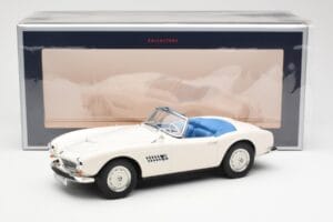 BMW 507 Roadster Baltas Norev 1:18 183232 Metalas - nuotrauka 6 iš 6