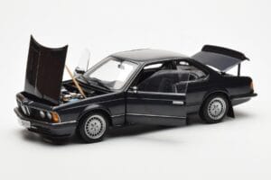 BMW 635 CSi E24 Diamant Juodas Metalinis AUTOart 1:18 70521 Metalas - nuotrauka 2 iš 8