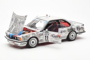BMW 635 CSi E24 #11 D. Quester / M. Tassin / M. Heger 24 Hours of Spa 1986 AUTOart 1:18 80430145826 Metalas - nuotrauka 2 iš 8