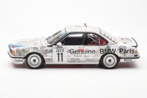 BMW 635 CSi E24 #11 D. Quester / M. Tassin / M. Heger 24 Hours of Spa 1986 AUTOart 1:18 80430145826 Metalas - nuotrauka 4 iš 8