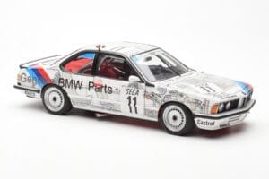 BMW 635 CSi E24 #11 D. Quester / M. Tassin / M. Heger 24 Hours of Spa 1986 AUTOart 1:18 80430145826 Metalas - nuotrauka 6 iš 8