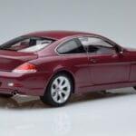 BMW 645Ci E63 Tamsiai Raudonas Kyosho 1:18 08701CR Metalas - image 3 of 7