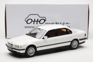 BMW 750iL E38 Asia Exclusive Baltas Otto 1:18 OT836 Derva - nuotrauka 6 iš 6