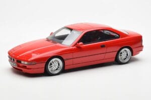 BMW 850 CSi E31 Raudonas Otto 1:18