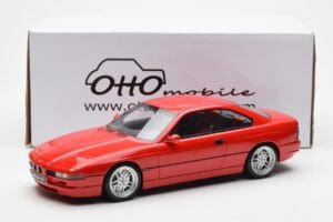 BMW 850 CSi E31 Raudonas Otto 1:18 OT158 Derva - nuotrauka 6 iš 6