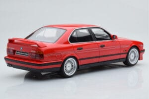 BMW Alpina B10 E34 Biturbo Raudonas Otto 1:18 OT648 Derva - nuotrauka 2 iš 6