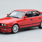 BMW Alpina B10 E34 Biturbo Raudonas Otto 1:18