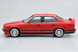 BMW Alpina B10 E34 Biturbo Raudonas Otto 1:18 OT648 Derva - nuotrauka 3 iš 6