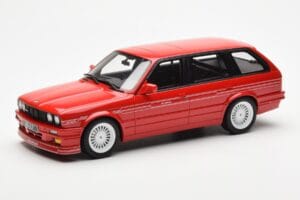BMW Alpina B3 2.7 E30 Touring Raudonas Otto 1:18