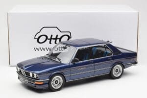 BMW Alpina B7S E12 Turbo Dark Sapphire Mėlynas Metalinis Otto 1:18 OT640 Derva - nuotrauka 6 iš 6
