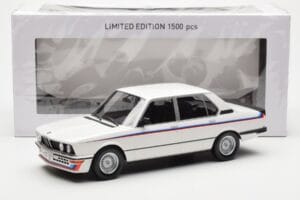 BMW M535i E12 Baltas Norev 1:18 183265 Metalas - nuotrauka 5 iš 5