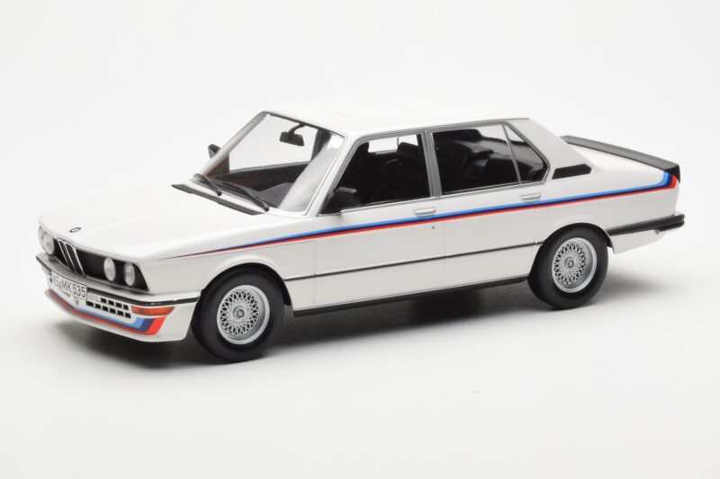 BMW M535i E12 Baltas Norev 1:18