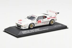 BMW M1 IMSA #25 Red Lobster Cowart / Miller LA Times Grand Prix Winner 1981 Minichamps 1:43 430812525 Metalas - nuotrauka 2 iš 4