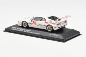 BMW M1 IMSA #25 Red Lobster Cowart / Miller LA Times Grand Prix Winner 1981 Minichamps 1:43 430812525 Metalas - nuotrauka 3 iš 4