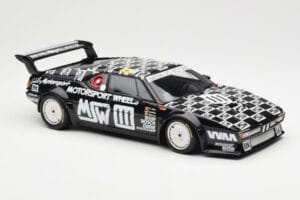 BMW M1 #111 Team MK Motorsport J-L. Witmeur / Krankenberg / Libert 24 Hours of Le Mans 1986 Minichamps 1:18 180862911 Metalas - nuotrauka 6 iš 8