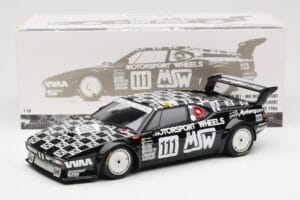 BMW M1 #111 Team MK Motorsport J-L. Witmeur / Krankenberg / Libert 24 Hours of Le Mans 1986 Minichamps 1:18 180862911 Metalas - nuotrauka 8 iš 8