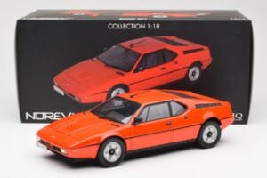 BMW M1 Oranžinis Metalinis Norev 1:18 183222 Metalas - nuotrauka 8 iš 8