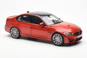BMW M3 Competition F80 Sakhir Oranžinis Norev 1:18 80432411553 Metalas - nuotrauka 6 iš 8