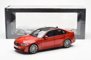 BMW M3 Competition F80 Sakhir Oranžinis Norev 1:18 80432411553 Metalas - nuotrauka 8 iš 8